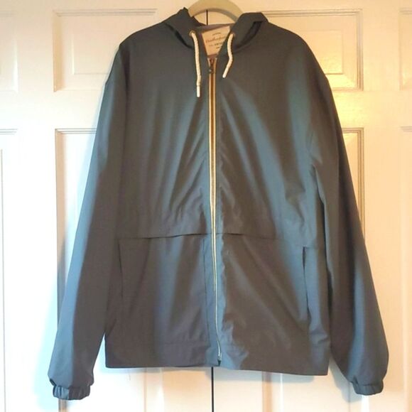 WEATHERPROOF VINTAGE GRAY RAINCOAT SIZE LARGE WATERPROOF RAIN REPELLENT - Picture 1 of 8